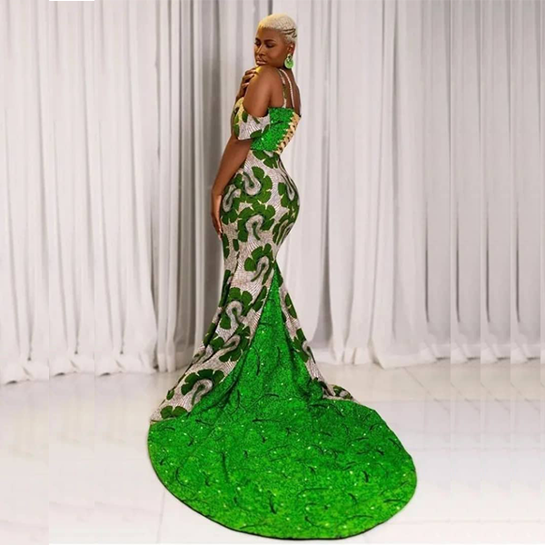 Asoire Ankara Bridal Dress