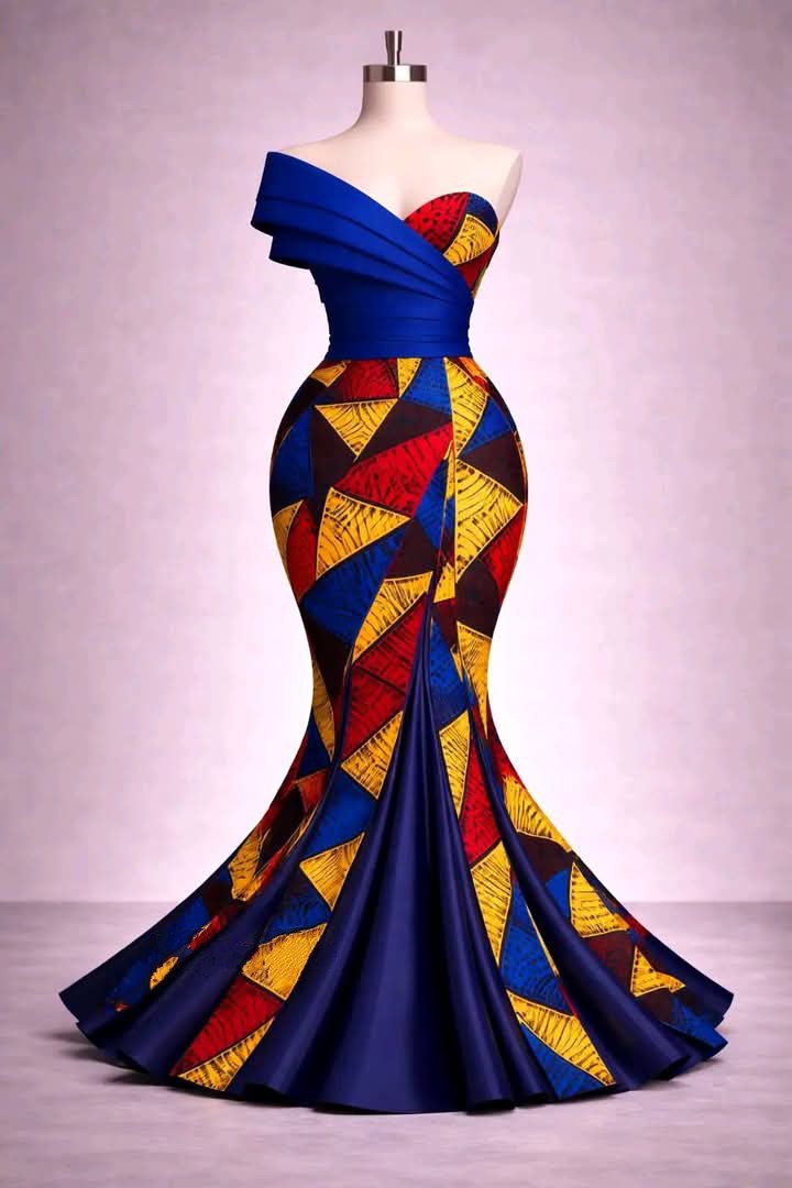 Asoire Ankara Bridal Dress