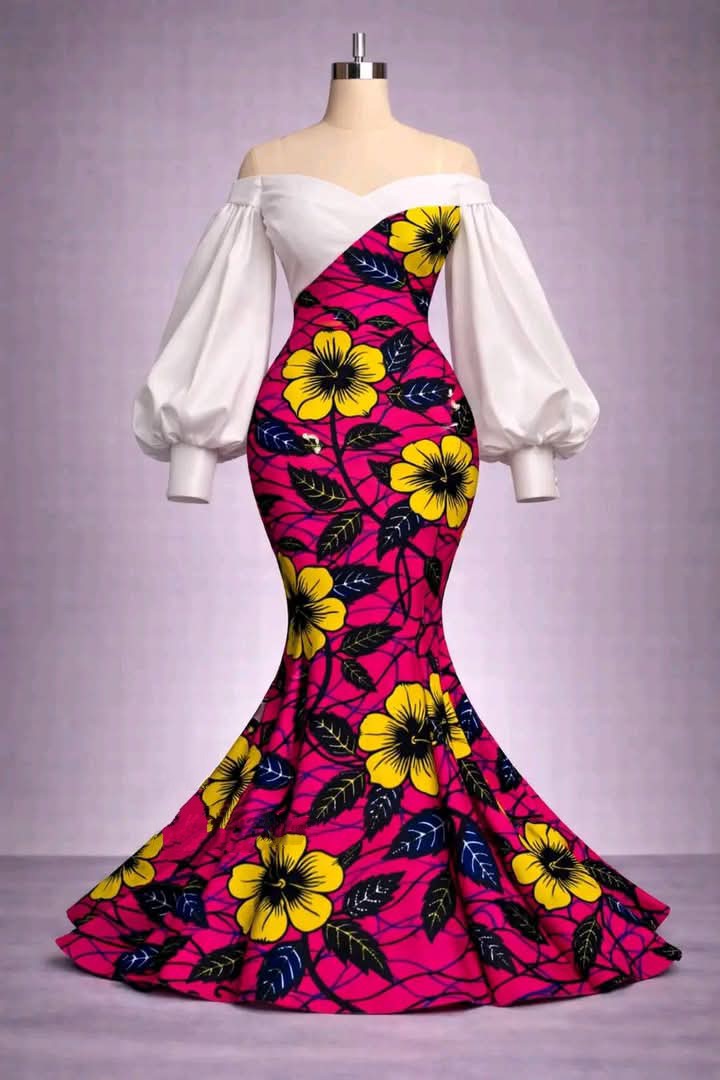 Asoire Ankara Bridal Dress