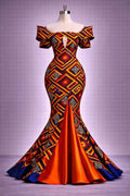 Asoire Ankara Bridal Dress