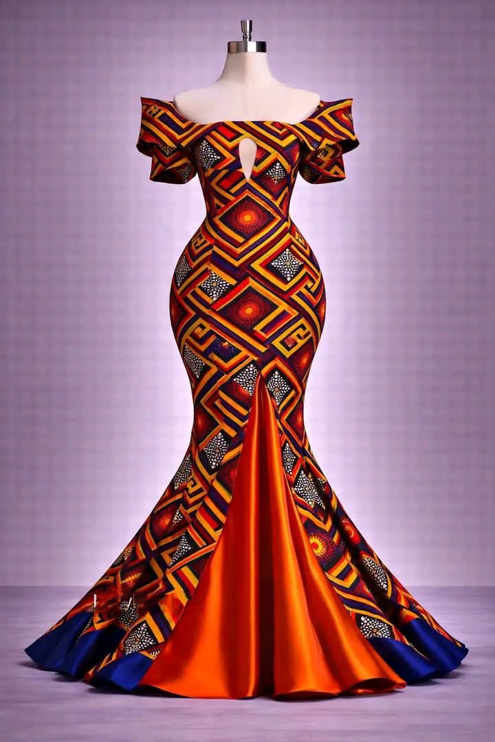 Asoire Ankara Bridal Dress