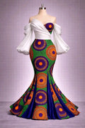 Asoire Ankara Bridal Dress