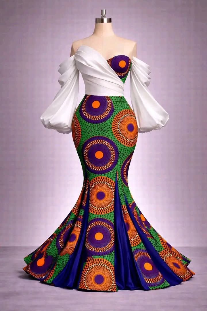 Asoire Ankara Bridal Dress
