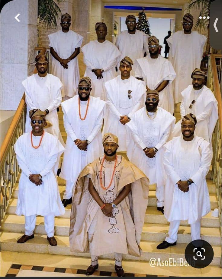 Groom’s Men Royal Agbada Set