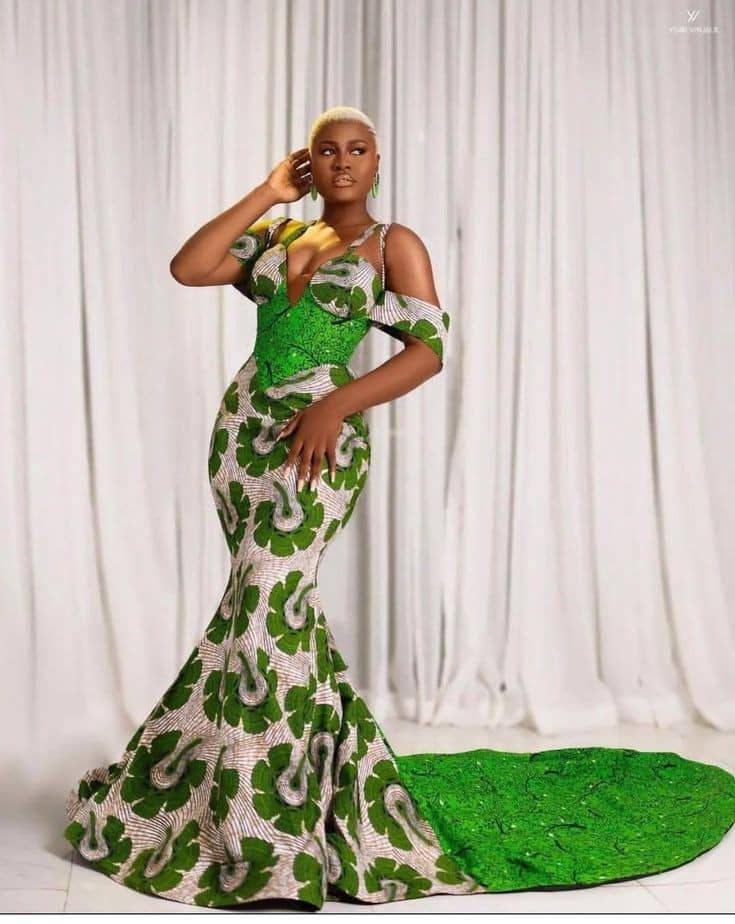 Asoire Ankara Bridal Dress