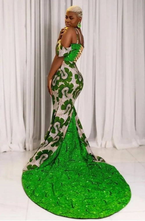 Asoire Ankara Bridal Dress