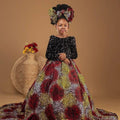 Classic Bloom Girls Ankara Dress
