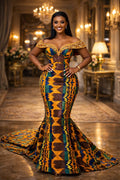 Asoire Ankara Bridal Dress
