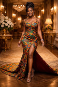 Asoire Ankara Bridal Dress