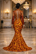 Asoire Ankara Bridal Dress