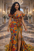 Asoire Ankara Bridal Dress