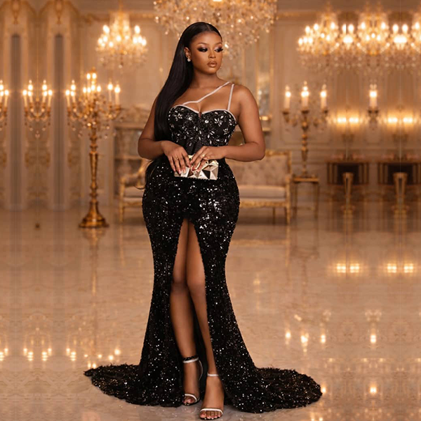 Luxury Sequin Party Dress